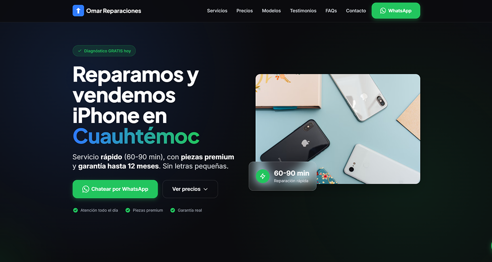 Omar Reparaciones - Screenshot